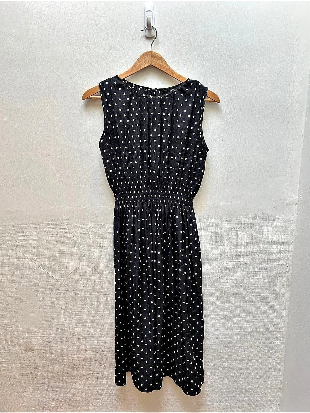 Uniqlo Polka Dot Midi Dress Size XS